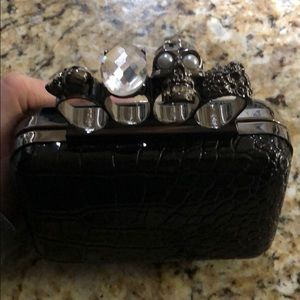 Kate Landry Skull Ring Clutch